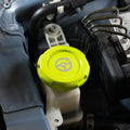 Billetworkz Neon Yellow Power Steering Fluid Cap - Zero Series - with Fluid Engravings - Fits 08-14 WRX STI 15-21 STI 05-09 Legacy GT