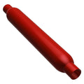 MagnaFlow Muffler Red Pack Series Glasspack 3.5in Rd 18in Body Length 2.25in/2.25in Inlet/Outlet