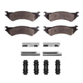 R1 99-07 Ford E-350 Econoline Rear Ceramic Pads & Hardware Kit