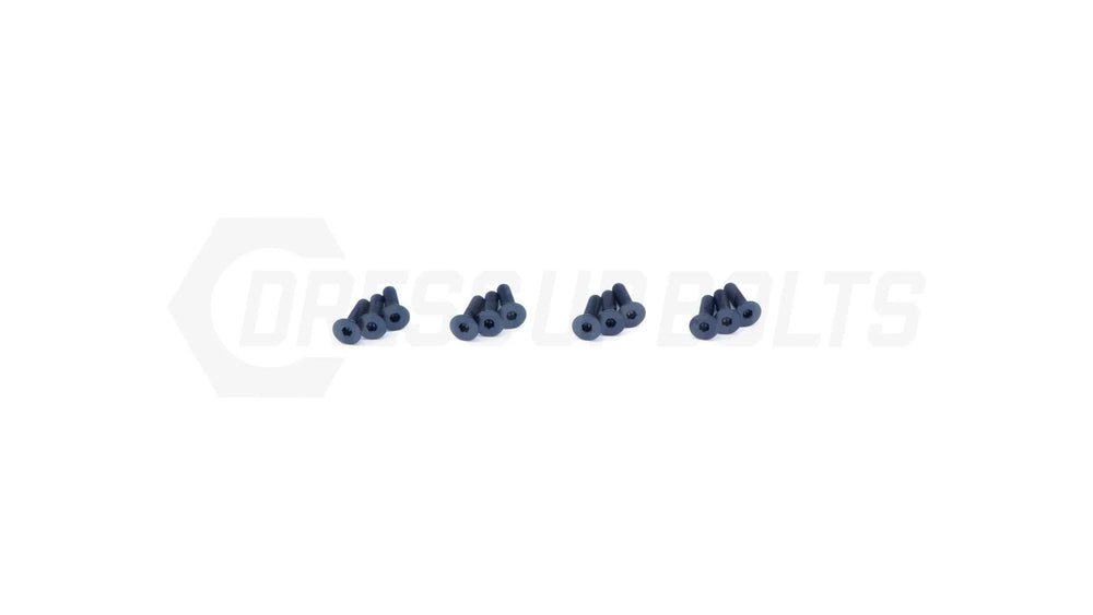 Dress Up Bolts Titanium Hardware Kit - AeroCatch Hood Pins Black