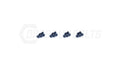 Dress Up Bolts Titanium Hardware Kit - AeroCatch Hood Pins Black