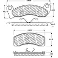 Stoptech PQ Pro Brake Pads Front Ford Lincoln Mercury Capri Colony Park Continental Country Squ