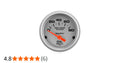 ~(0.5 lbs. 4X4X4)~ GAUGE OIL PRESSURE 2 1/16 IN 80PSI ELECTRIC MARINE SILVER