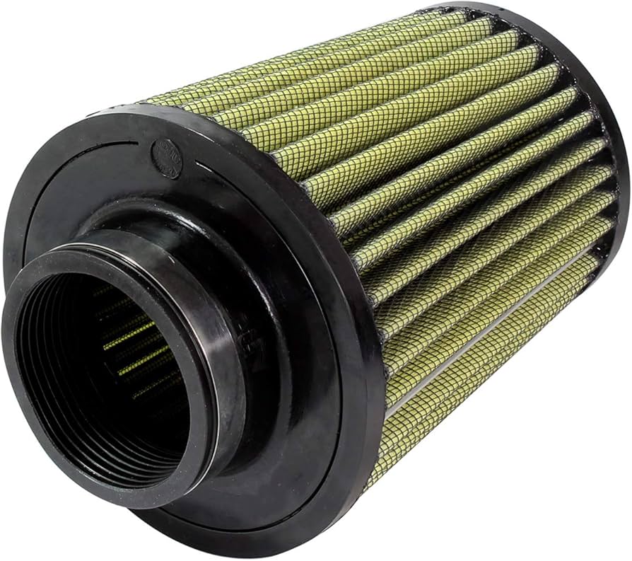 aFe Power aFe POWER Universal Clamp-On Air Filter w/ D2 Dura-Dry Media 3 IN F x 6 IN B x 4-3/4 IN T x 7 IN H 21-30018V