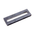 Serrated Steel Plate .625 slot .5 x 2 x 6