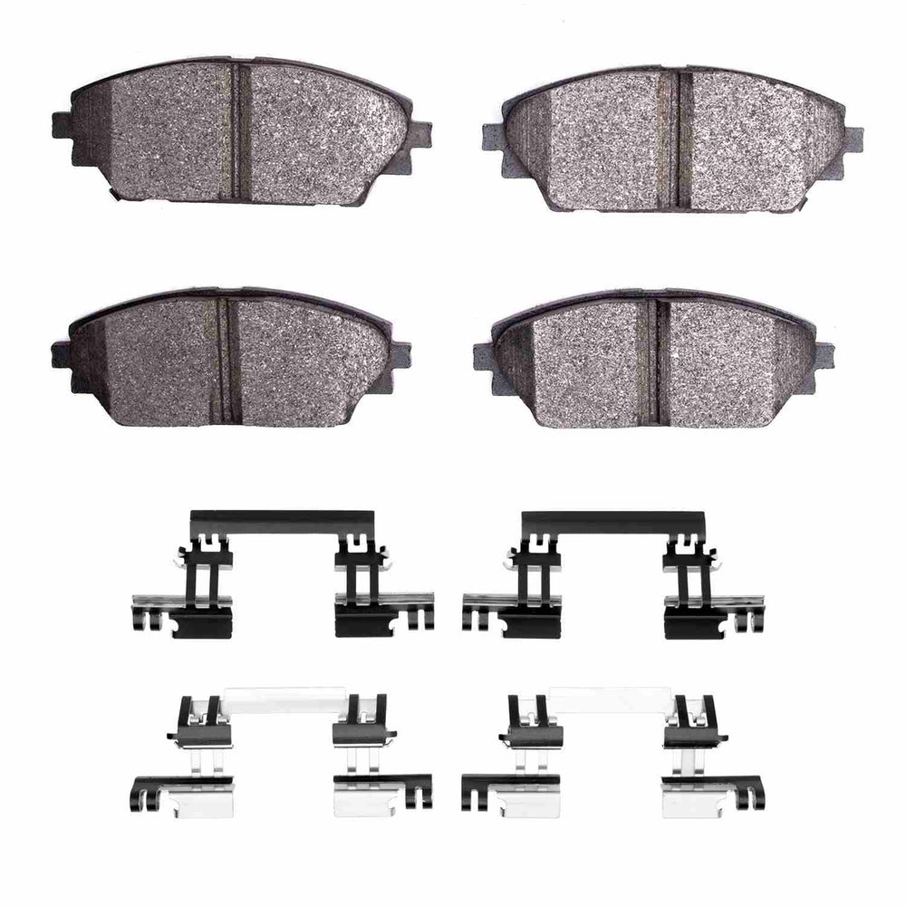 R1 14-21 Mazda Cx-3 Front Ceramic Brake Pads and Hardware Kit