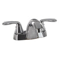 BATHROOM FAUCET 4IN HYBRID LOWARC 2 LEVER 1/4 TURN CHROME