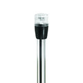 5IN LED FIXED W/ BASE NAVIGATION STERN LIGHT CLEAR ANODIZED FINISH PKGD.