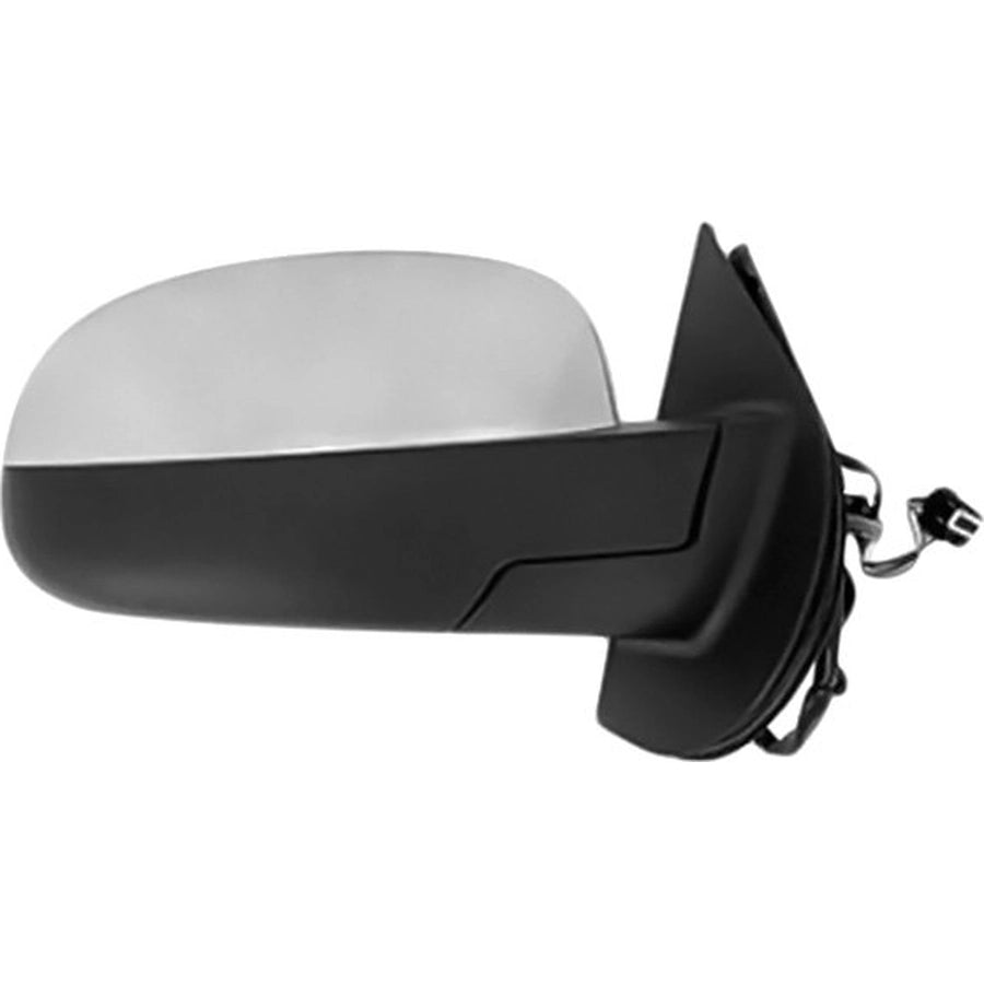 RH DOOR MIR PWR HTD TEXT BLK W/CHR COVER FLDG W/O COURTESY LMP W/OFF ROAD PKG SUBURBN/YUK XL 0714