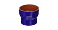 HPS Performance 3 - 3.5 ID 3 Long High Temp 4-ply Reinforced Silicone Reducer Coupler Hose Blue (76mm - 89mm ID 76mm Length)