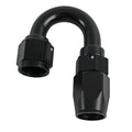 Fragola -8AN x 180 Degree Power Flow Hose End - Black