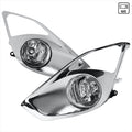 FOG LIGHTS CHROME BEZZEL WITH CLEAR LENS