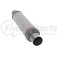 MUFFLER XLERATOR ROUND 2.5IN ID/OD C/C 20IN OAL SS