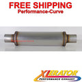MUFFLER XLERATOR ROUND 2.25IN ID/OD C/C 20IN OAL SS