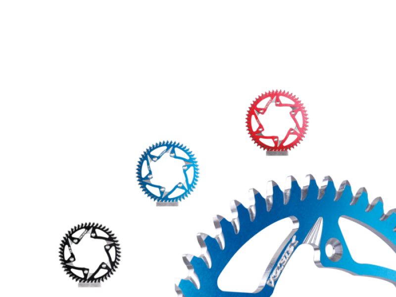Vortex Racing Aluminum Rear Sprocket 428 34 Tooth- Black