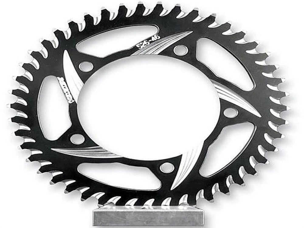 Vortex Racing Aluminum Rear Sprocket 420 46 Tooth- Black