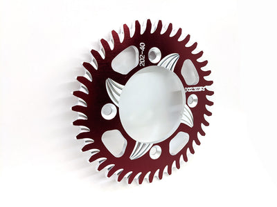 Vortex Racing Aluminum Rear Sprocket 420 40 Tooth- Red