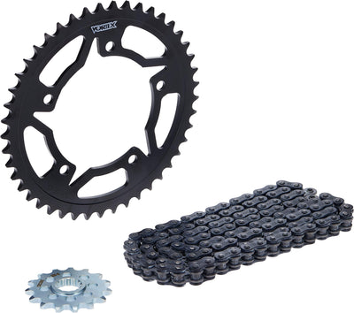 Vortex Racing Aluminum Rear Sprocket 420 45 Tooth- Black