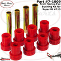 Prothane 73-86 GM K10-30 4wd Front Spring Bushings - Black