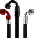 12 ESERIES BLACK 235 E85 COMPATIBLE STAINLESS CORE HOSE 3 FEET