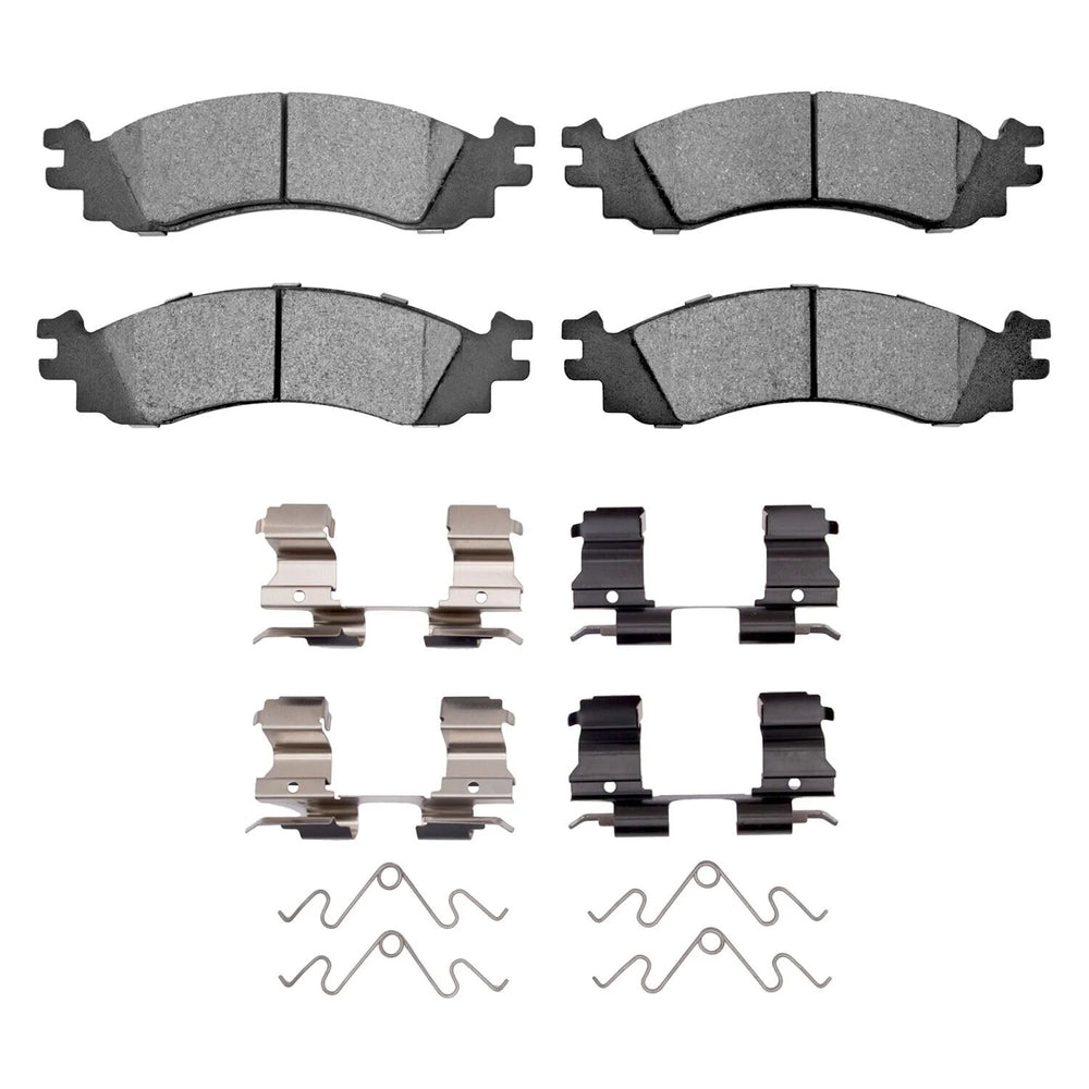 R1 2006-2012 Ford Explorer Sport Trac Front R1 Semi Met Pads & Hardware Kit