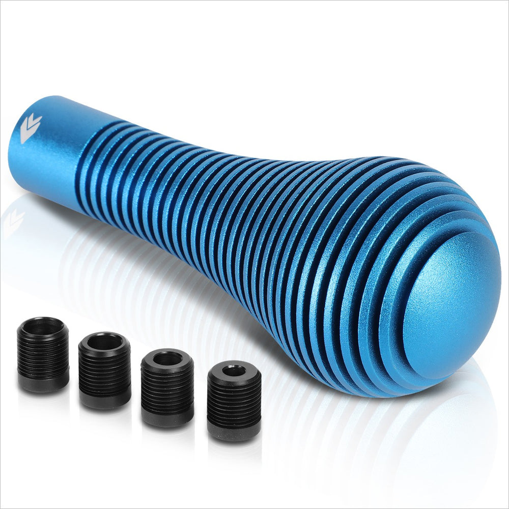 NRG Shift Knob Heat Sink Bubble Head Short Blue