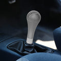 NRG Shift Knob Heat Sink Bubble Head Short Silver
