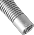 NRG Shift Knob Heat Sink Bubble Head Short Silver
