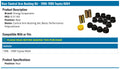 Energy Suspension 96-98 Toyota Rav4 Black Rear End Control Arm Bushing Set