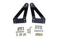 ~(1 lbs. 8X3X3)~ Jeep JK Grill Light Bar Bracket 2007-18 Wrangler JK Black Powdercoat Quake LED