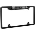 FULLFRAME LICENSE PLATE BACKUP CAMERA W/ BUILTIN LED LIGHTS (BLACK)