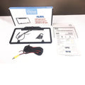 FULLFRAME LICENSE PLATE BACKUP CAMERA W/ BUILTIN LED LIGHTS (BLACK)