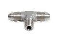 -6 TO 1/4 NPT T ON SIDE STAINLESS STEEL