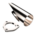 QTP 2.75in Weld-On QTEC DIY Cutout Pipe