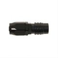 Q/R #6 Str Hose End Socket Valved Black