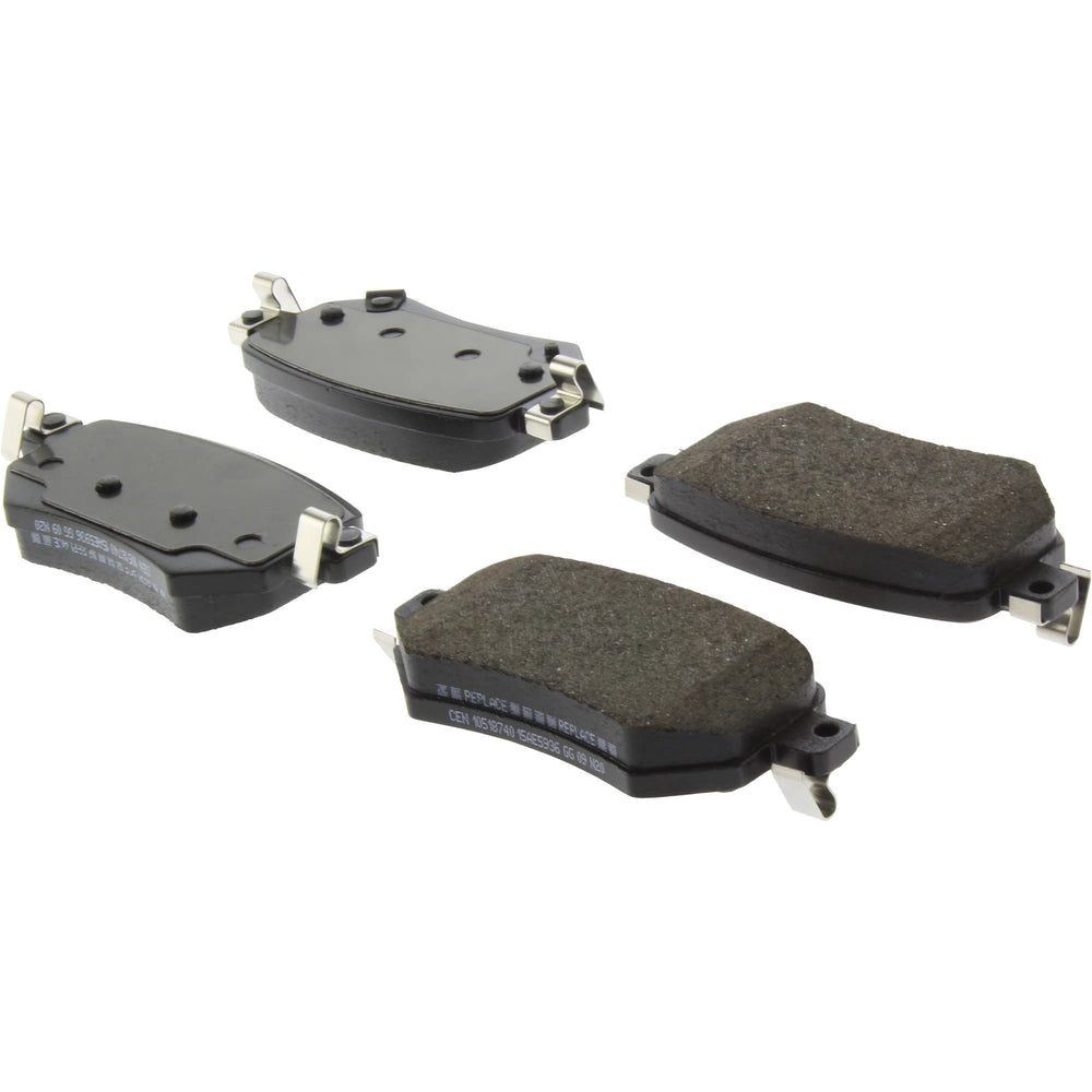 Centric Posi-Quiet Ceramic Brake Pads - Rear