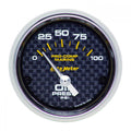 Autometer Ultra-Lite 2-1/16in Electric 100 PSI Oil Pressure Gauge Marine White
