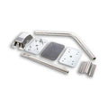 HOODMOUNT STAINLESS SAFETY MIRROR MOUNTING ASSEMBLY (14 IN TO 19 IN ADJUSTMENT)