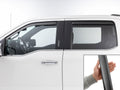 WeatherTech Matte Black Rear Side Window Deflectors Fits -23-26 Ford 81765IMB