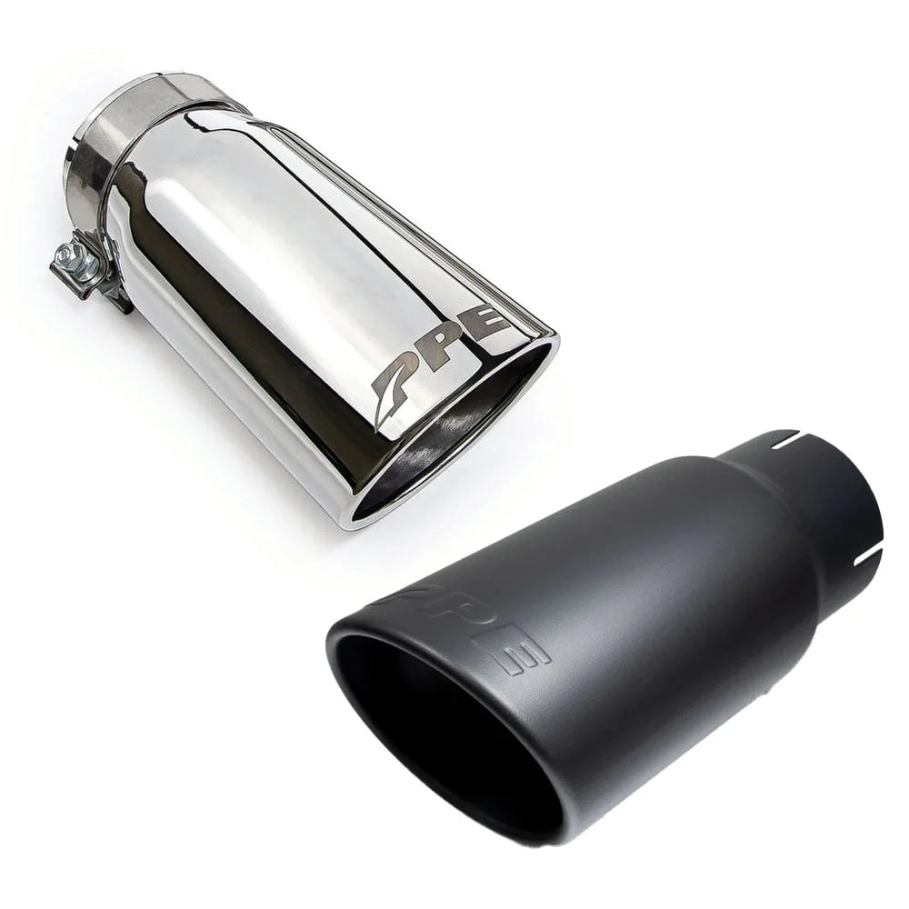 Polished 304 Stainless Steel Exhaust Tip and Clamp - 4 inch ID