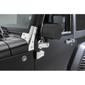 Rugged Ridge Mirror Arm Covers Chrome 07-18 Jeep Wrangler JK