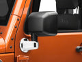 Rugged Ridge Mirror Arm Covers Chrome 07-18 Jeep Wrangler JK