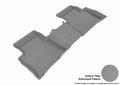 3D MAXpider 2016-2020 Toyota Prius/Prius Prime Kagu 2nd Row Floormats - Gray