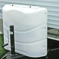 PROPANETANKCOVERPOLARWHITE (FITS 30#STEELDBLTANK)