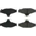 Centric Posi-Quiet Semi-Metallic Brake Pads w/Hardware - Rear