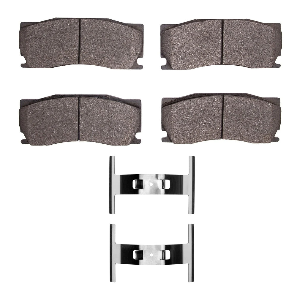 R1 08-09 Jaguar Xkr Front Semi Met Brake Pads and Hardware Kit