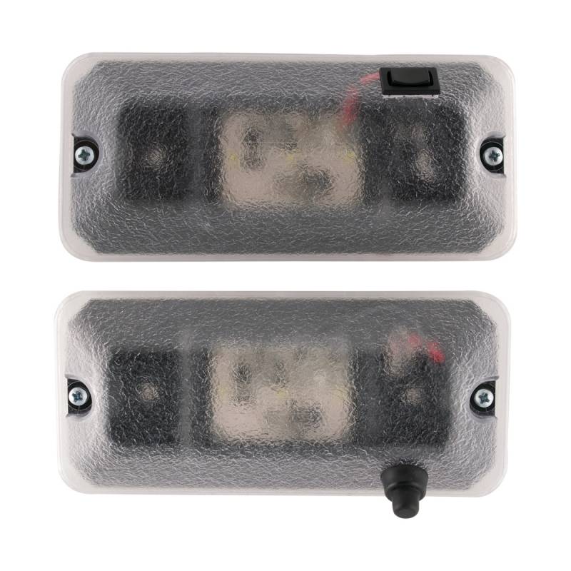 J.W. Speaker 12-24V LED Dome Light with On Off Button 0443281