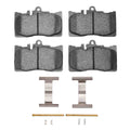 R1 01-06 Lexus Ls430 Front Semi Met Brake Pads and Hardware Kit
