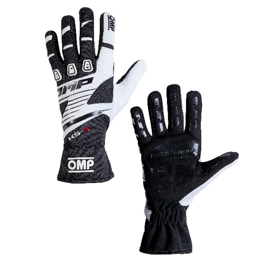 OMP KS-3 Gloves Orange/Black - Size Xxs