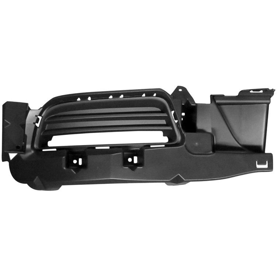 RH FRONT BUMPER INSERT W/O HOOD SCOOP; FOG LAMP OPENING COVER; W/O FOG LAMPS DODGE CHARGER 15C